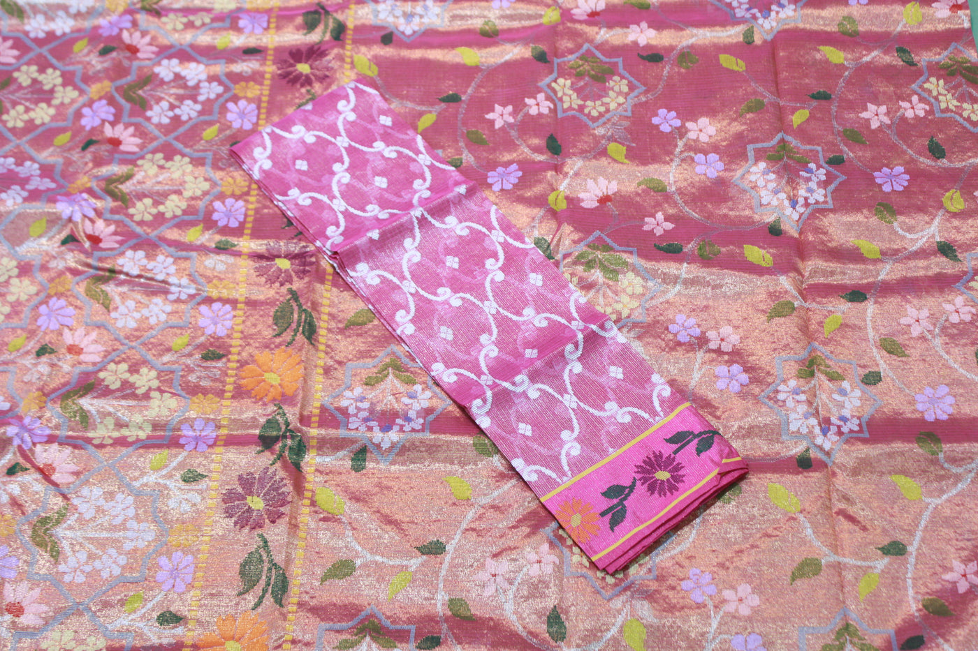 PINK COLOUR SAREE