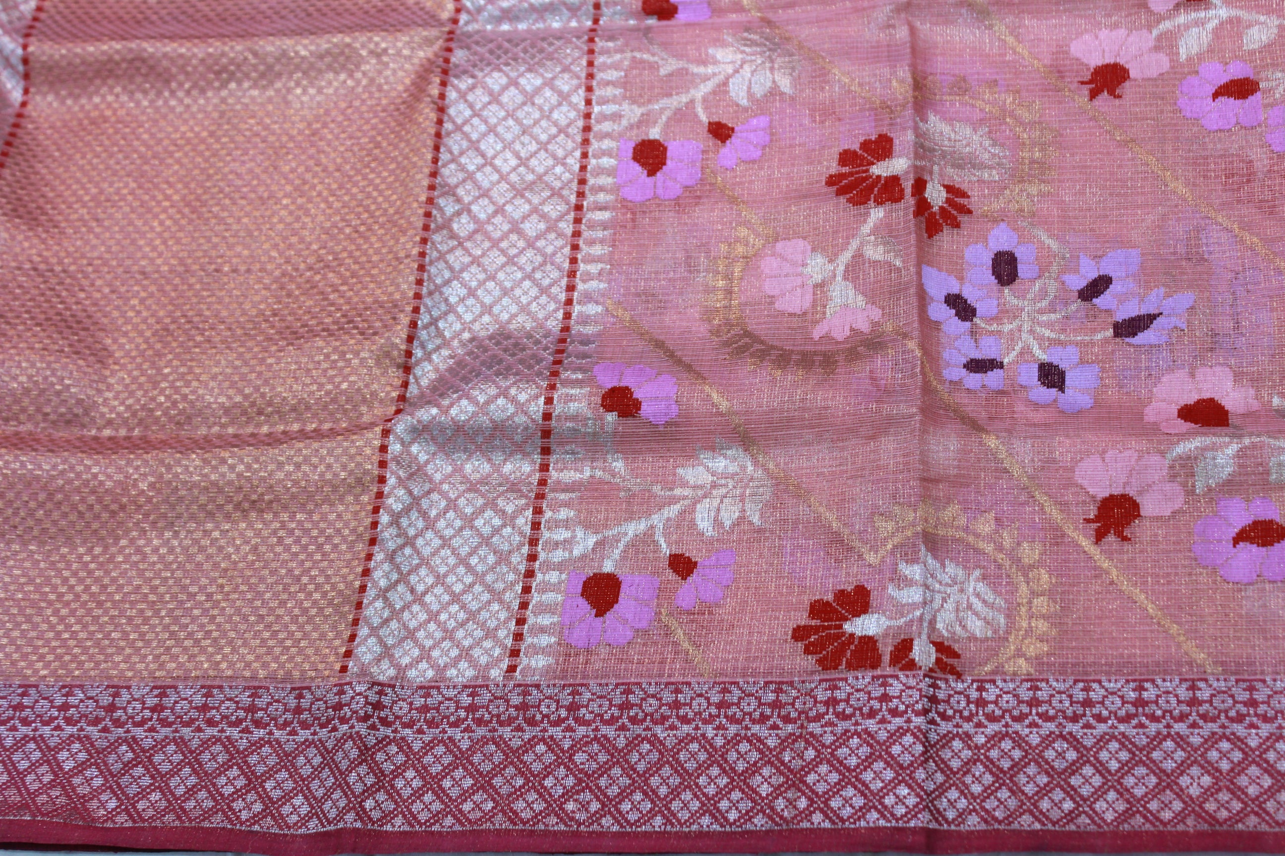 PINK COLOUR SAREE