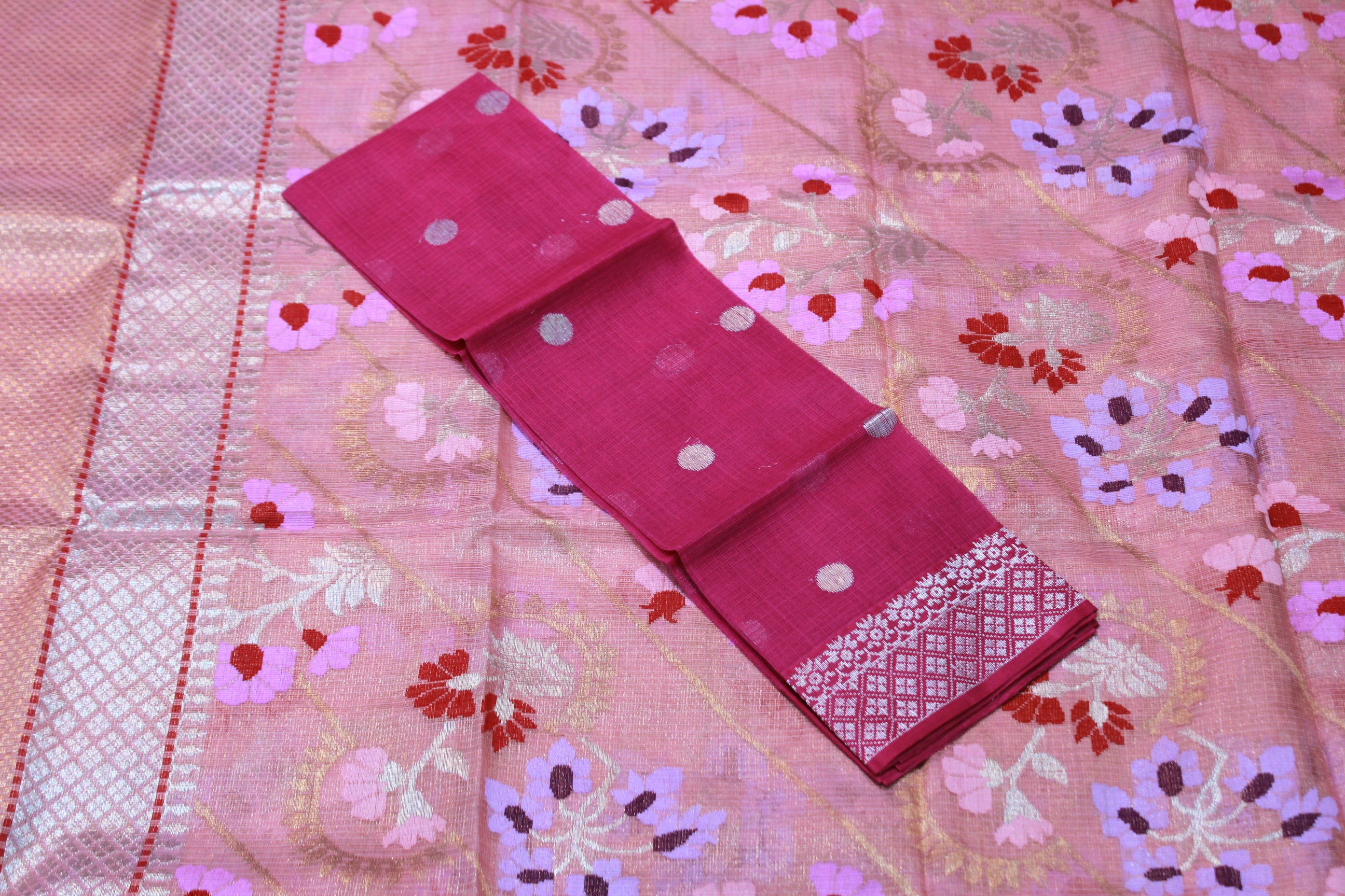 PINK COLOUR SAREE