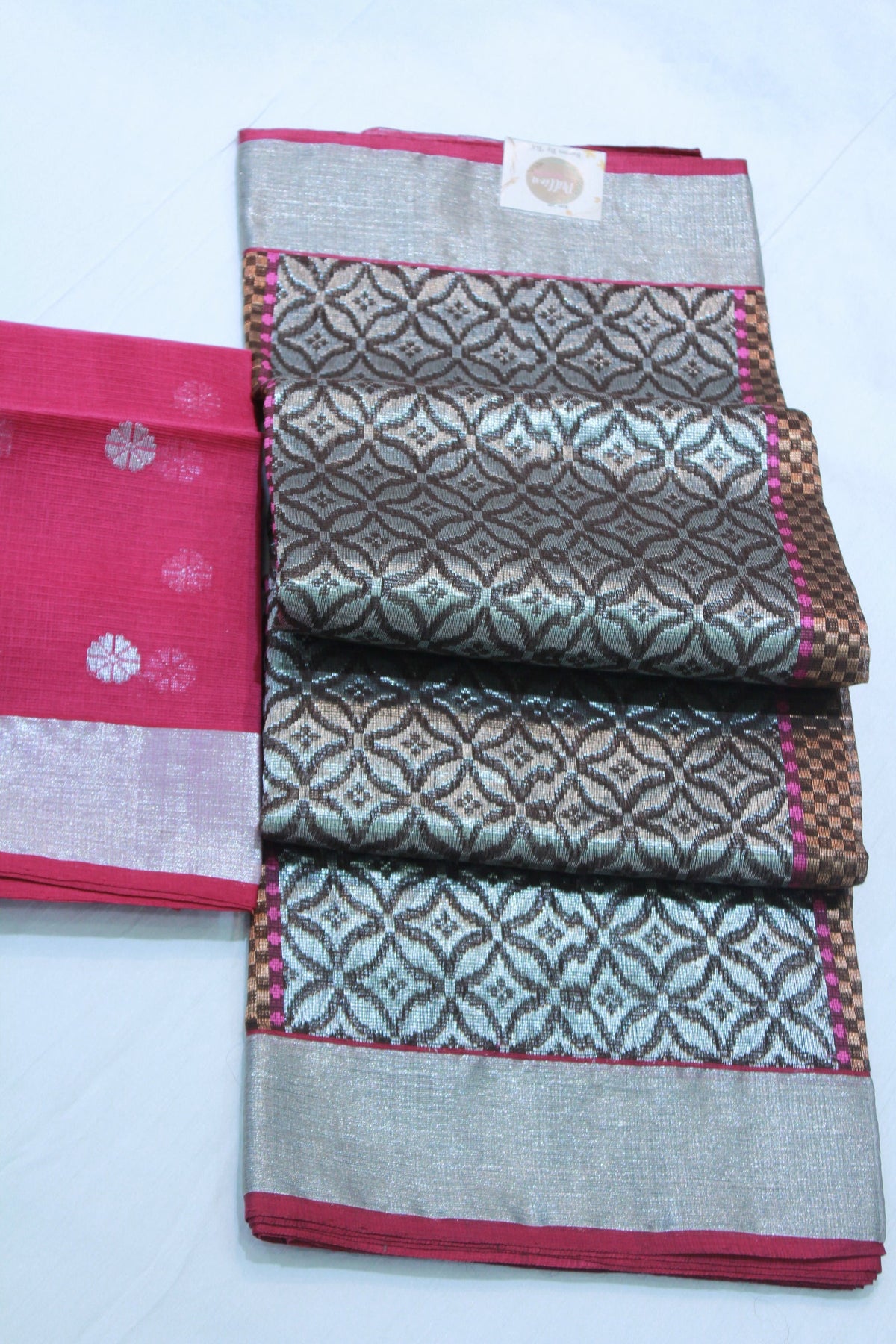 BRICK COLOUR SAREE