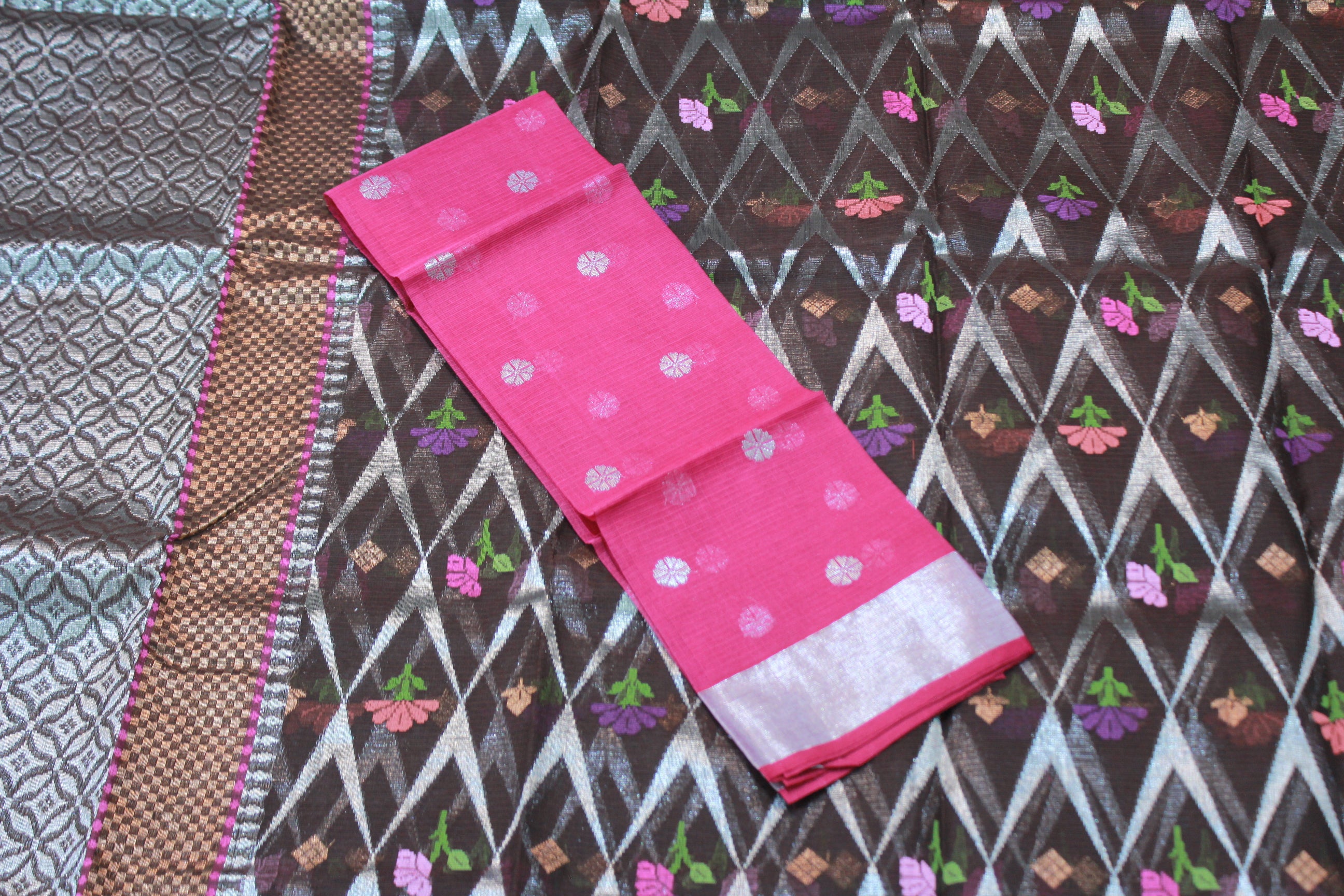 BRICK COLOUR SAREE