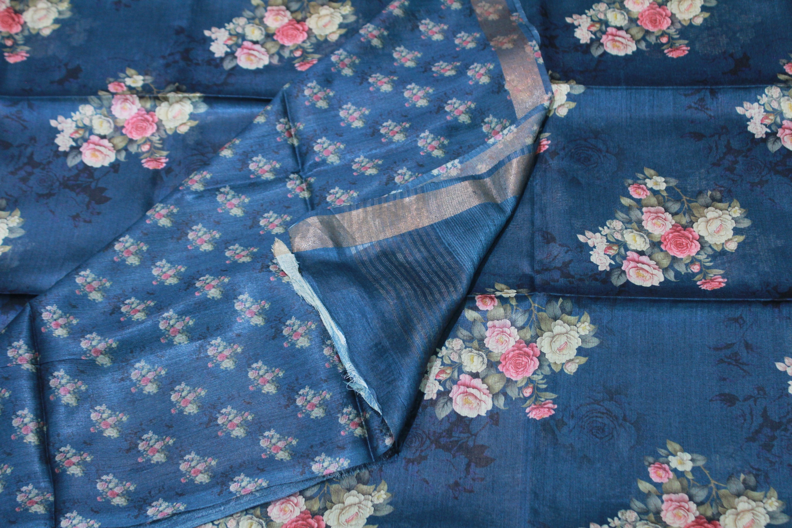 NAVY BLUE COLOUR SAREE