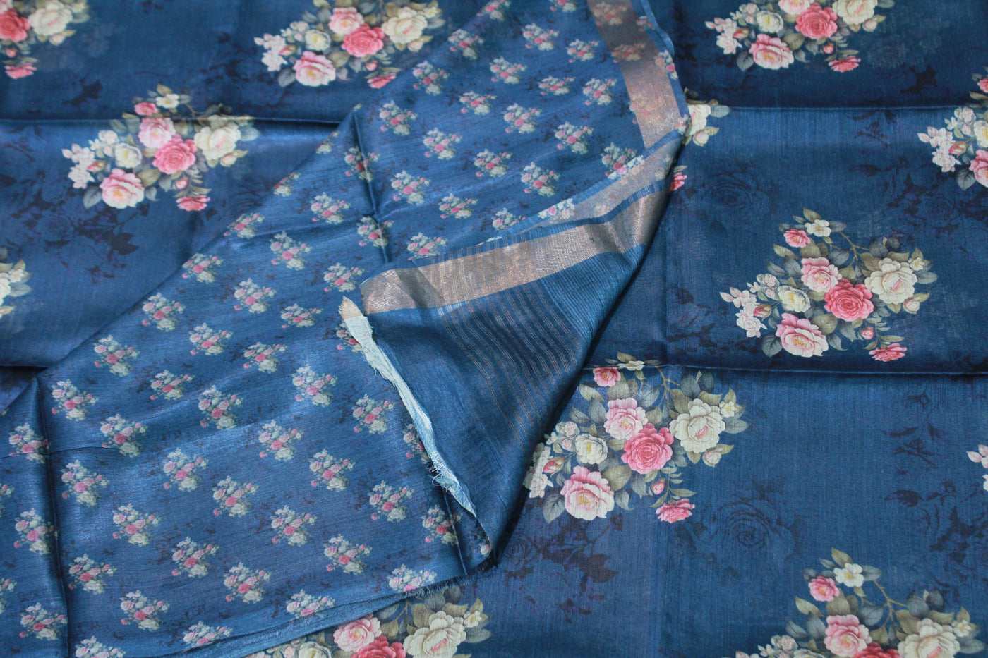 NAVY BLUE COLOUR SAREE