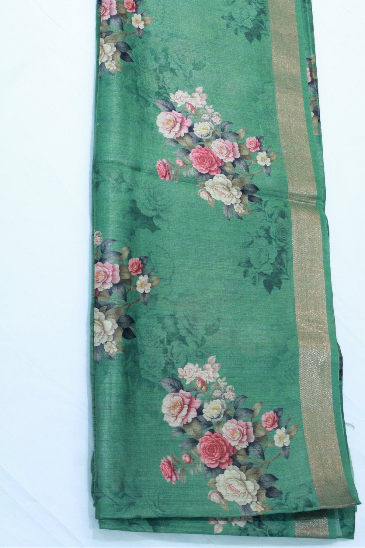 GREEN COLOUR SAREE