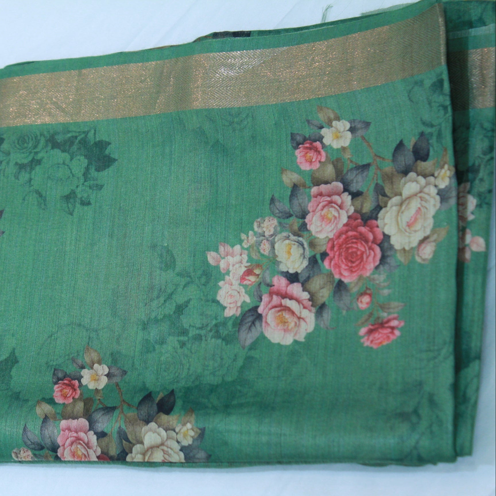GREEN COLOUR SAREE