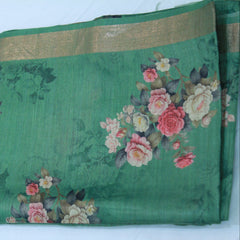 GREEN COLOUR SAREE