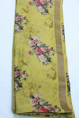 YELLOW COLOUR SAREE