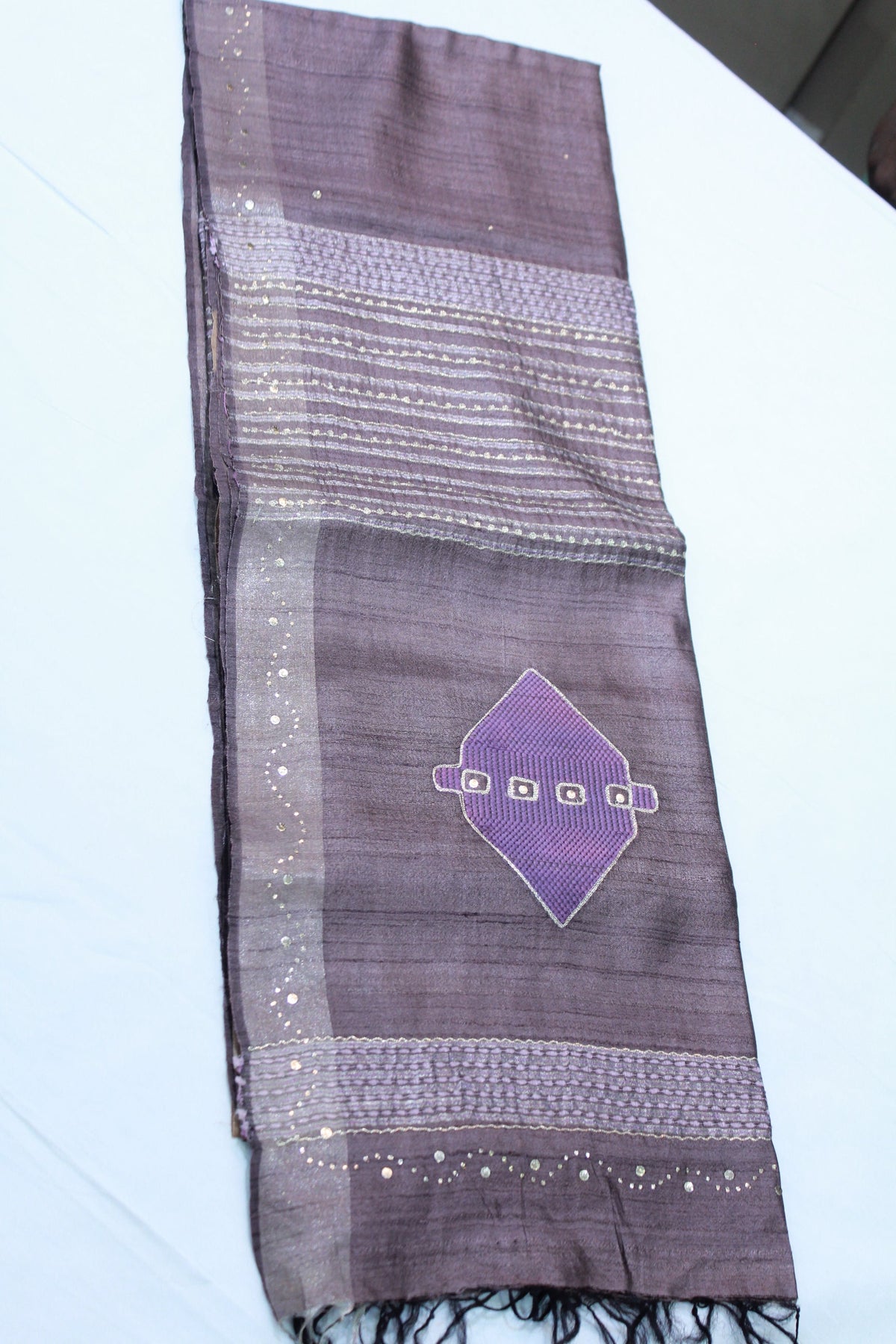 BROWN COLOUR SAREE