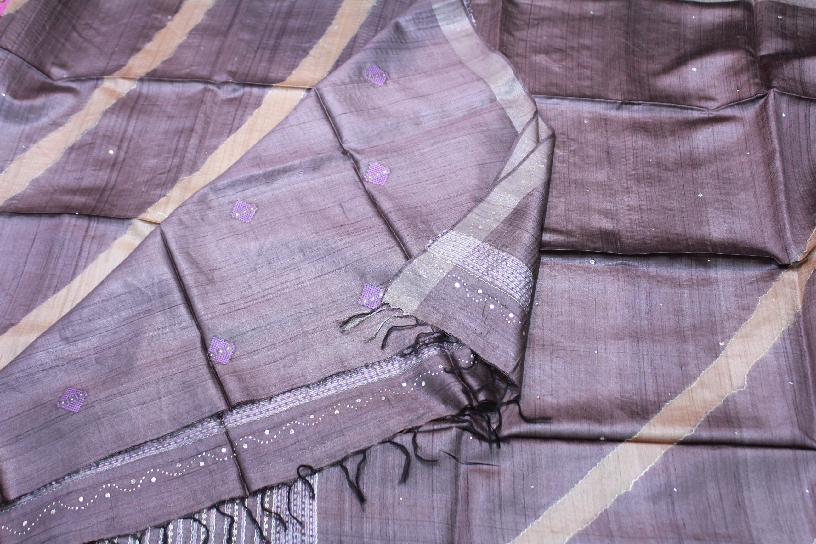 BROWN COLOUR SAREE