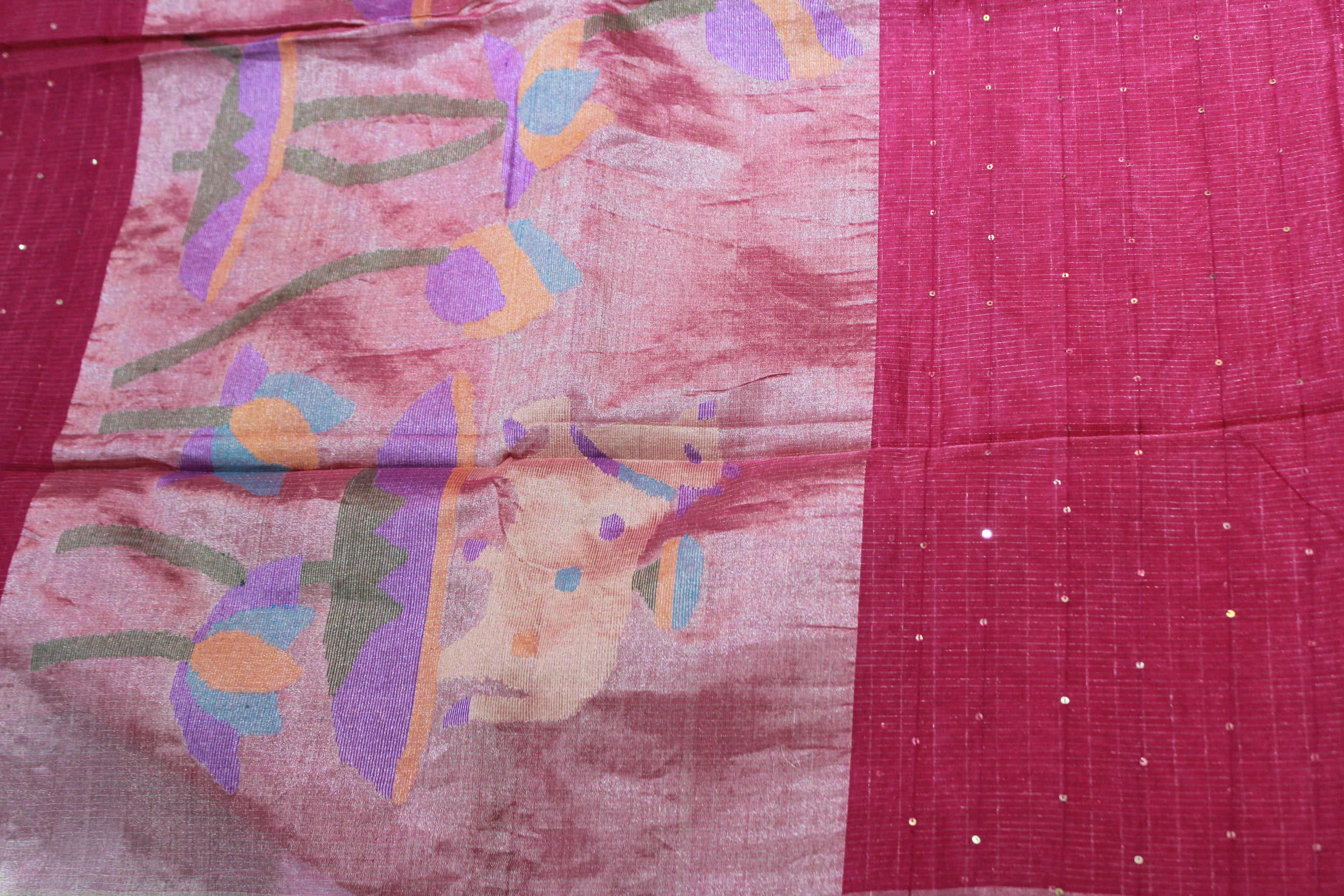 PINK COLOUR SAREE