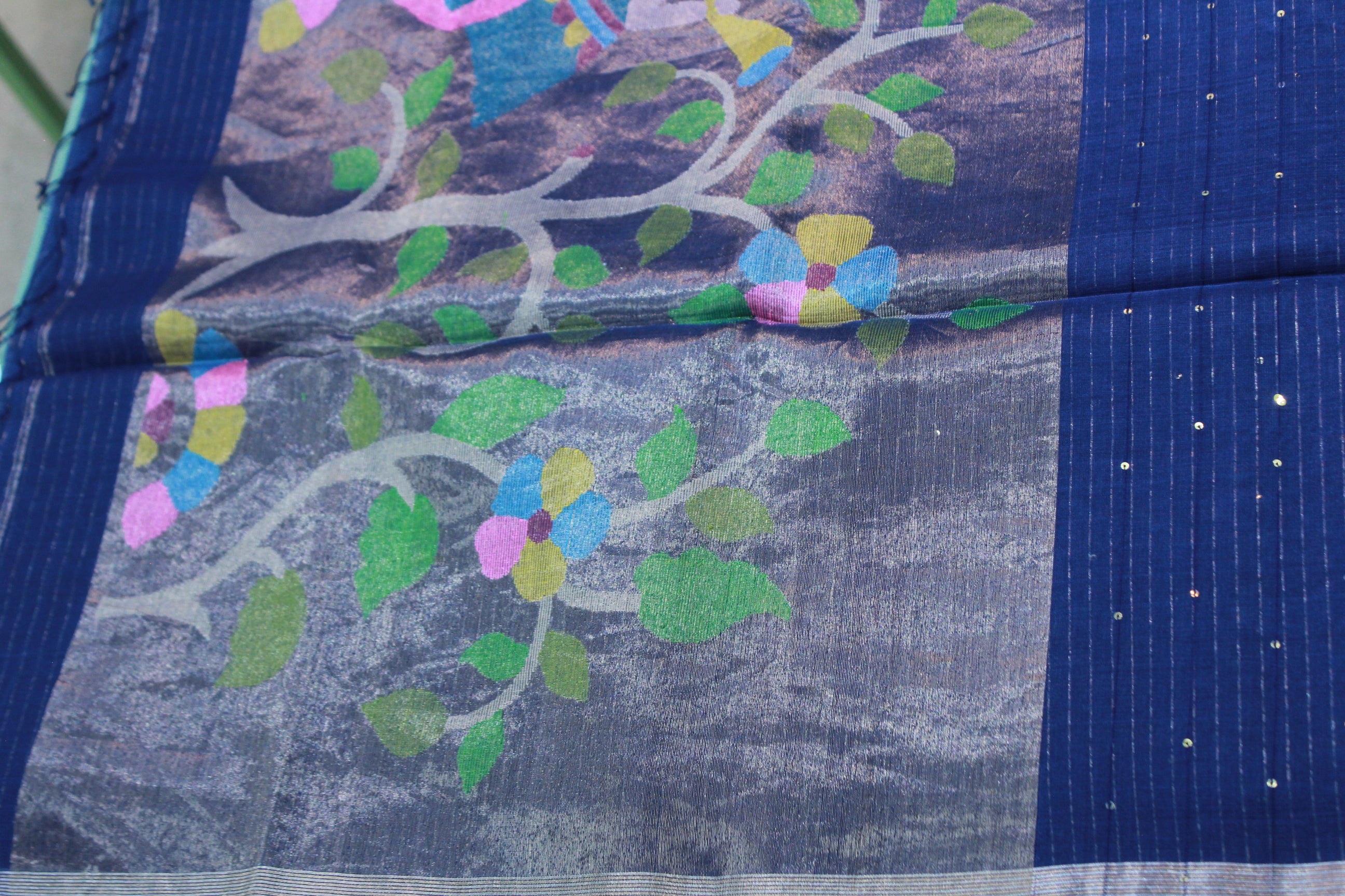 BLUE COLOUR SAREE