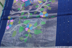 BLUE COLOUR SAREE