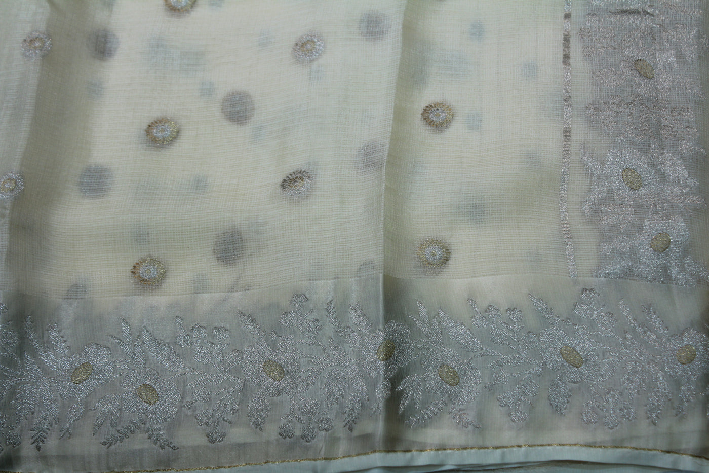 CREAM COLOUR SAREE
