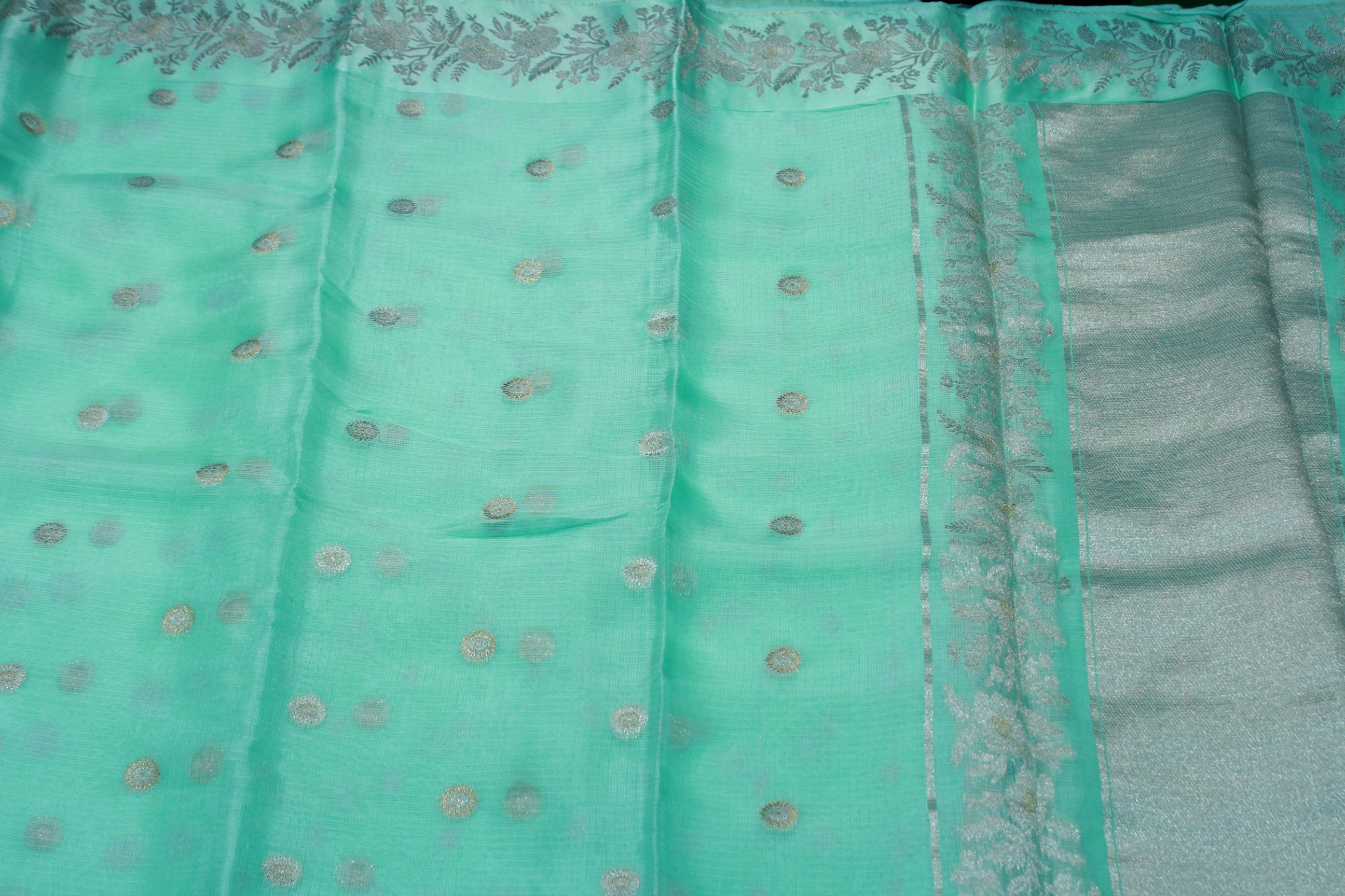 SEA GREEN COLOUR SAREE