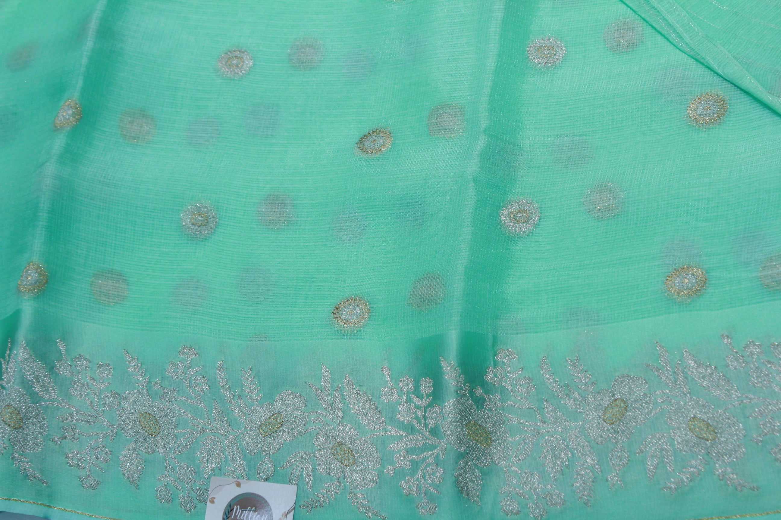 SEA GREEN COLOUR SAREE