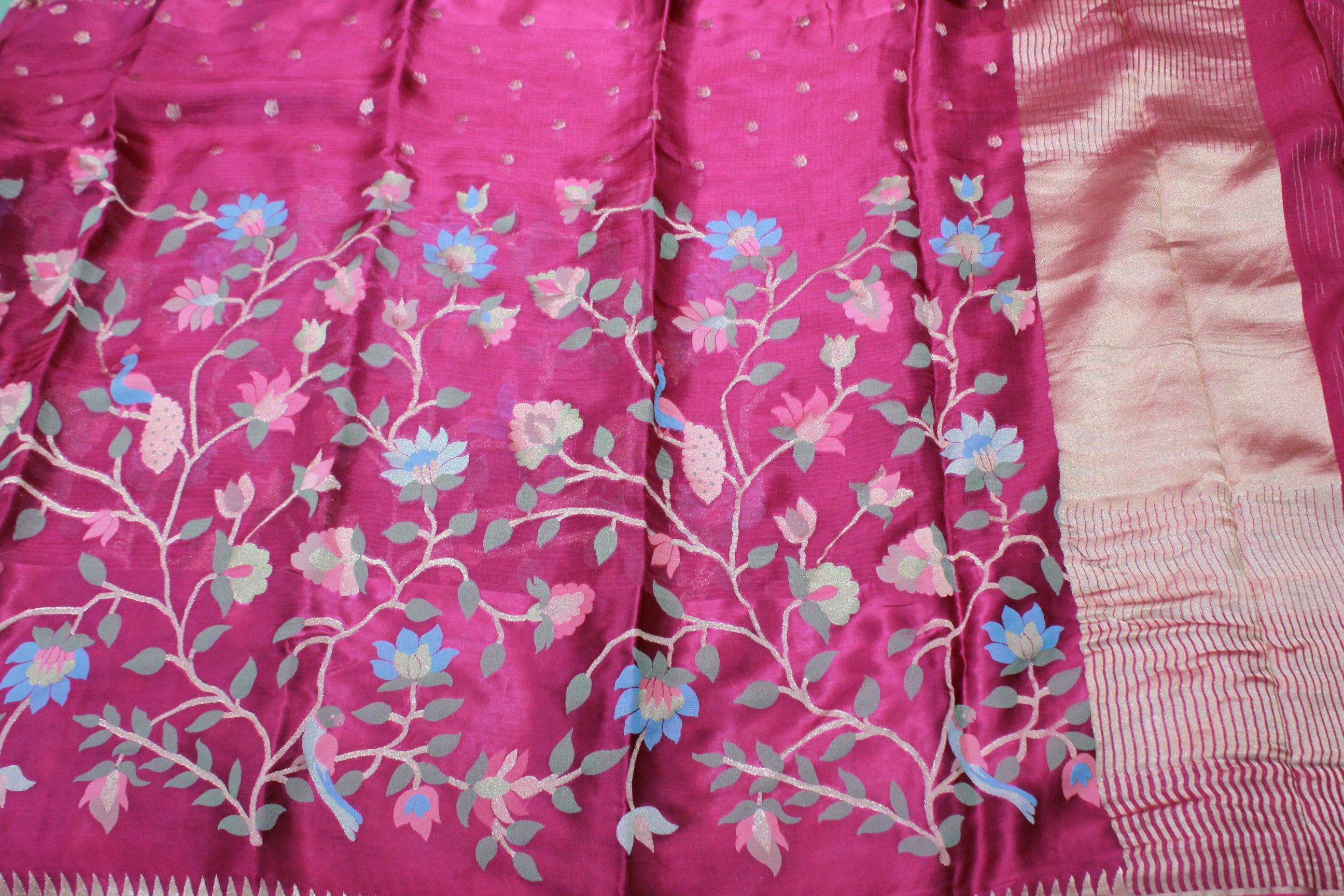 PINK COLOUR SAREE