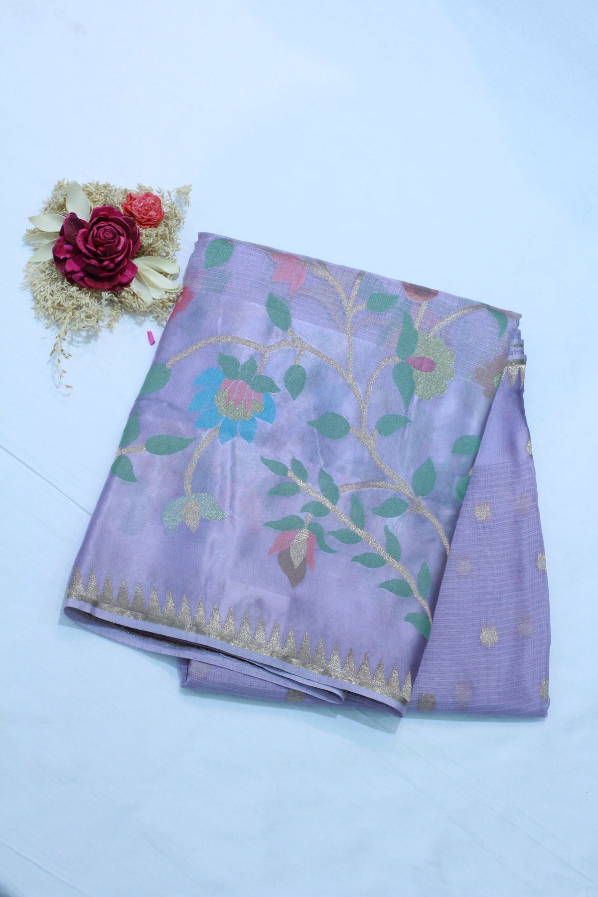 VOILET COLOUR SAREE