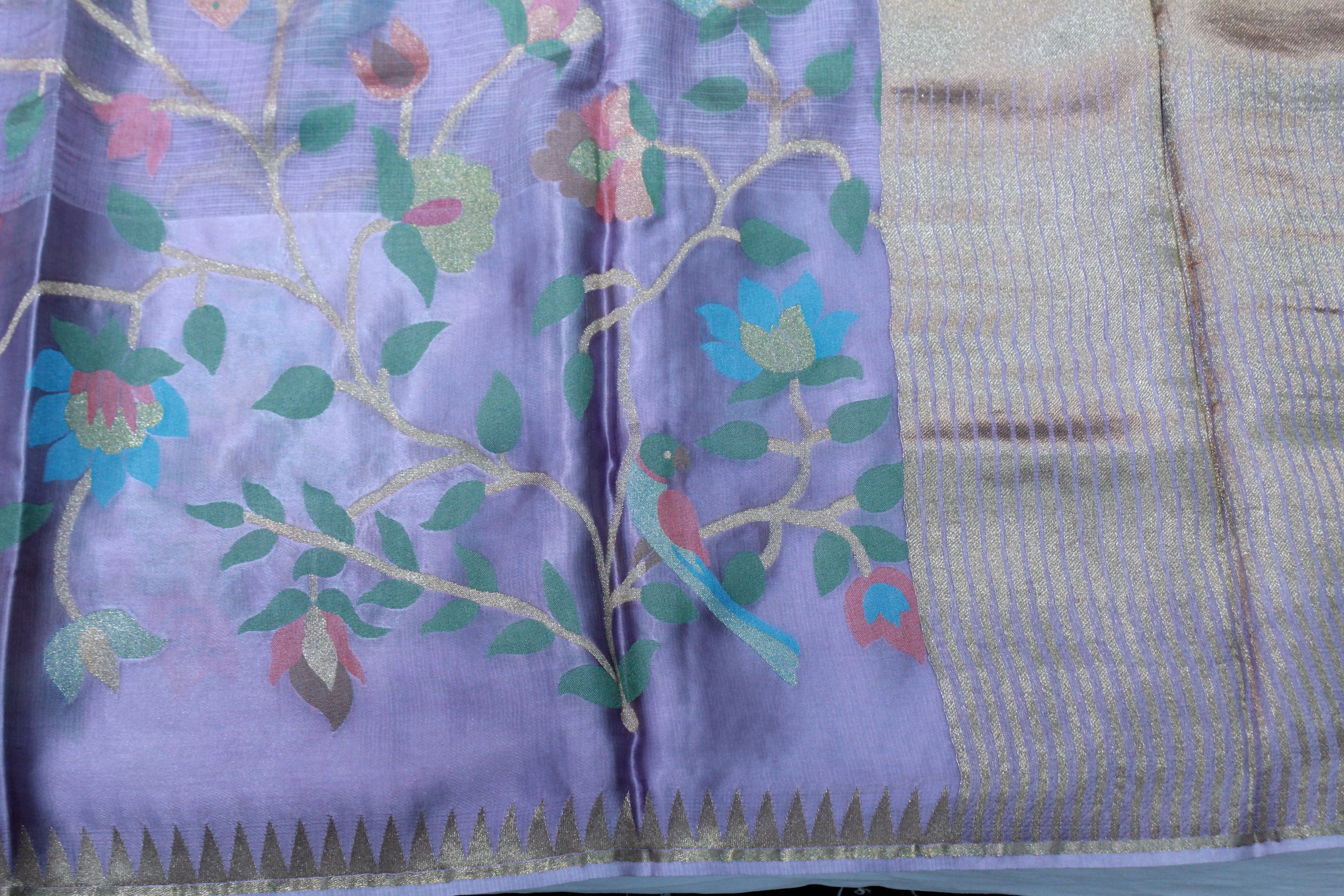 VOILET COLOUR SAREE