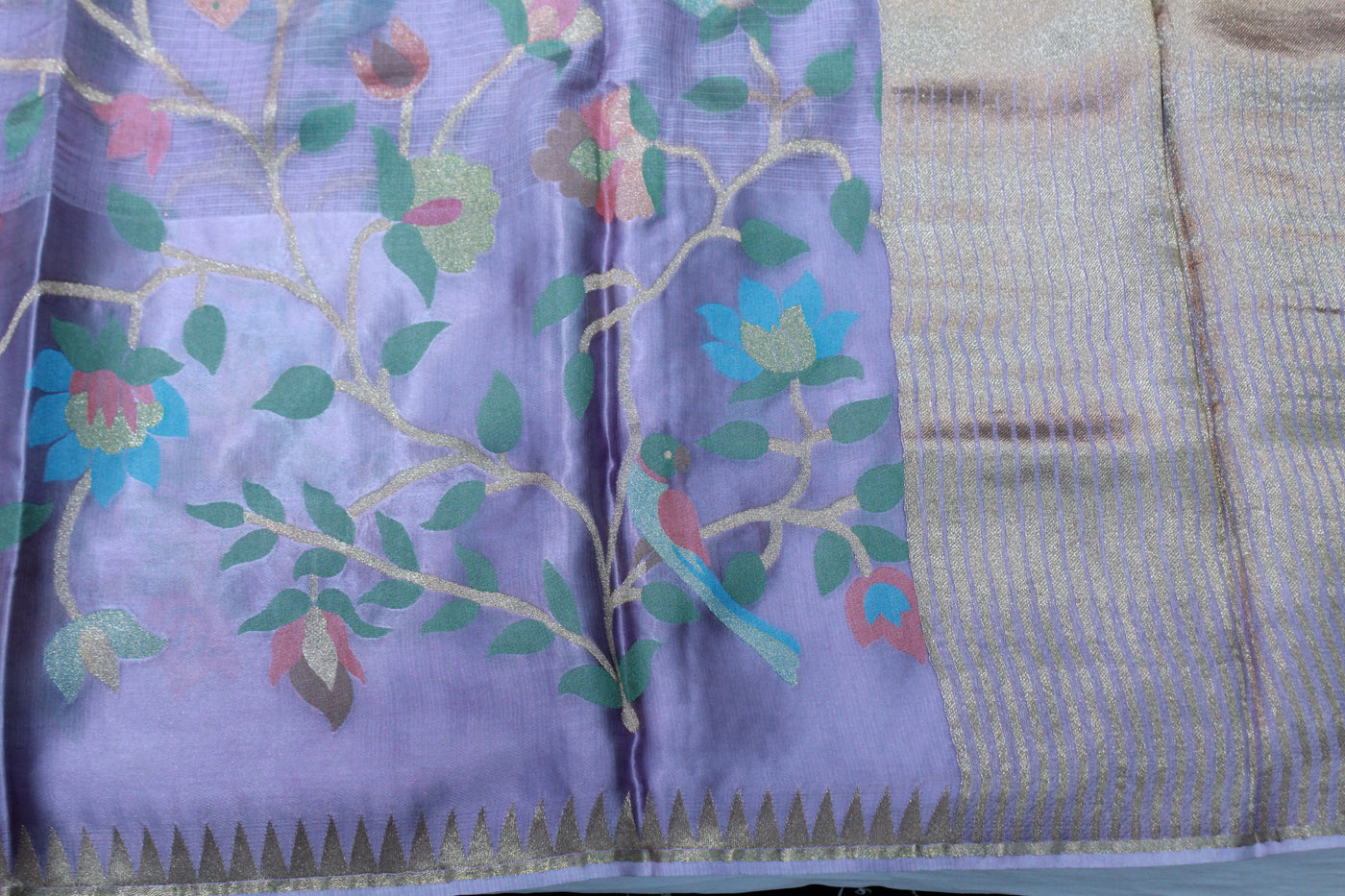 VOILET COLOUR SAREE