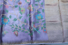 VOILET COLOUR SAREE