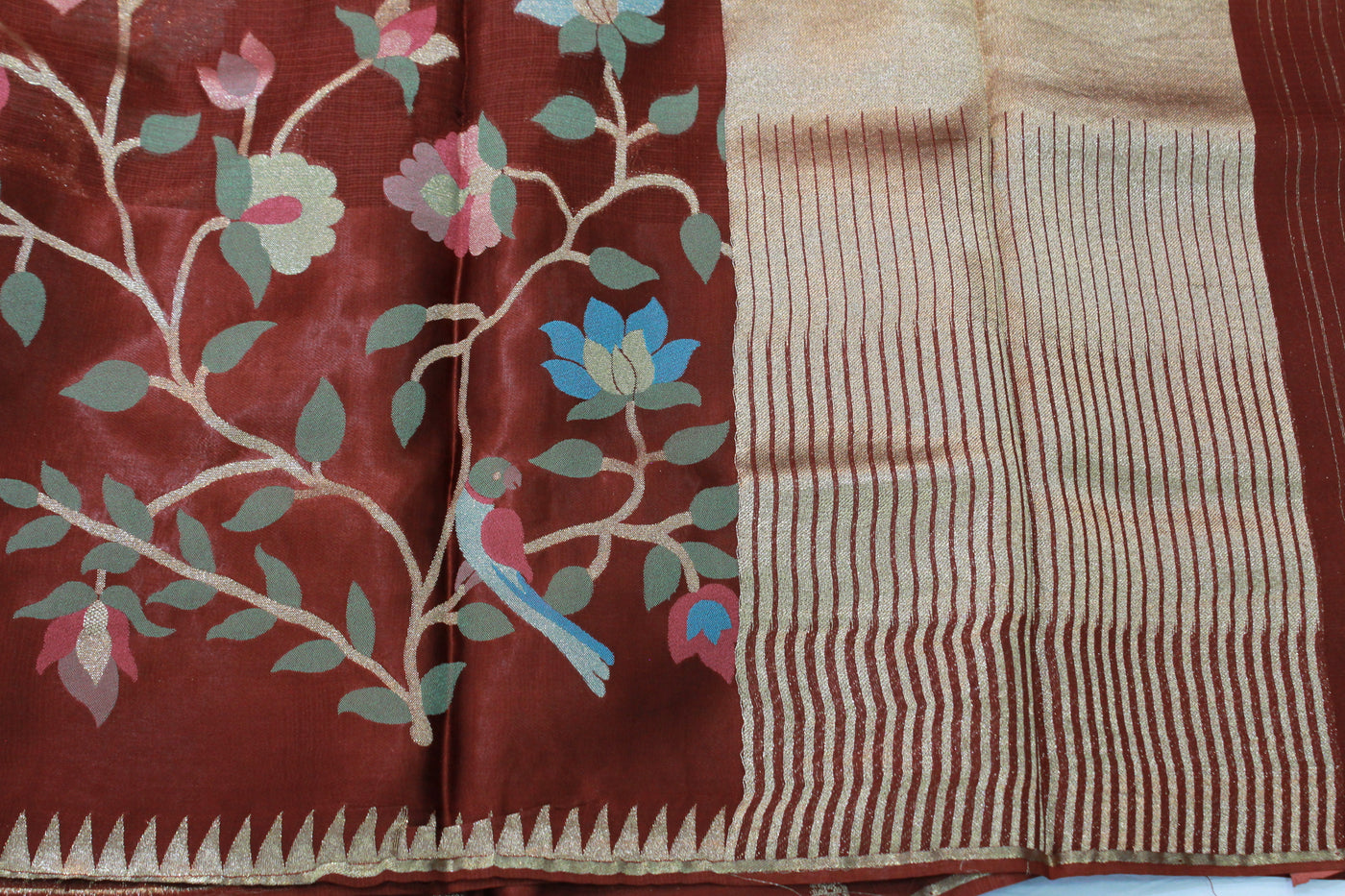 BROWN COLOUR SAREE