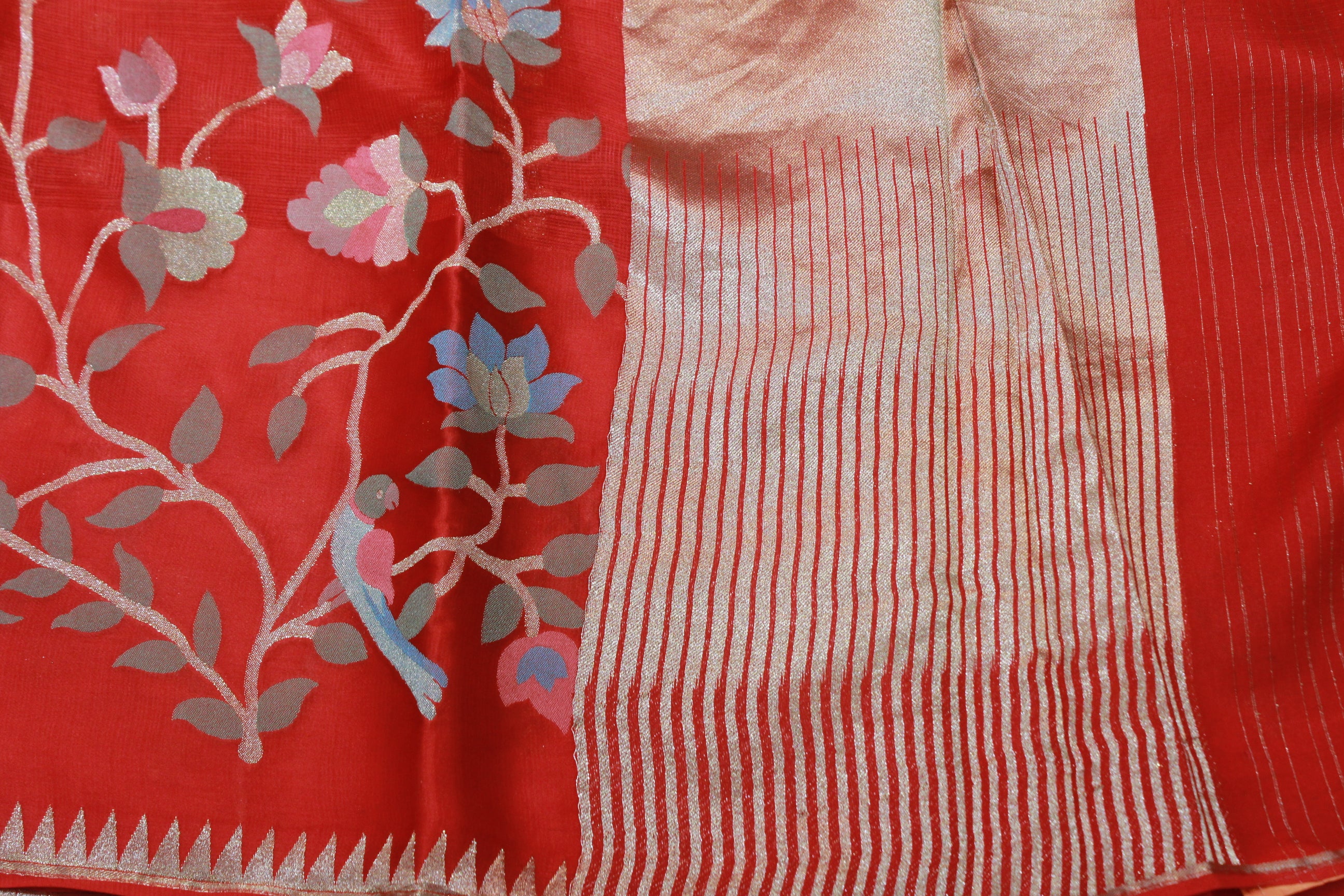 ORANGE COLOUR SAREE