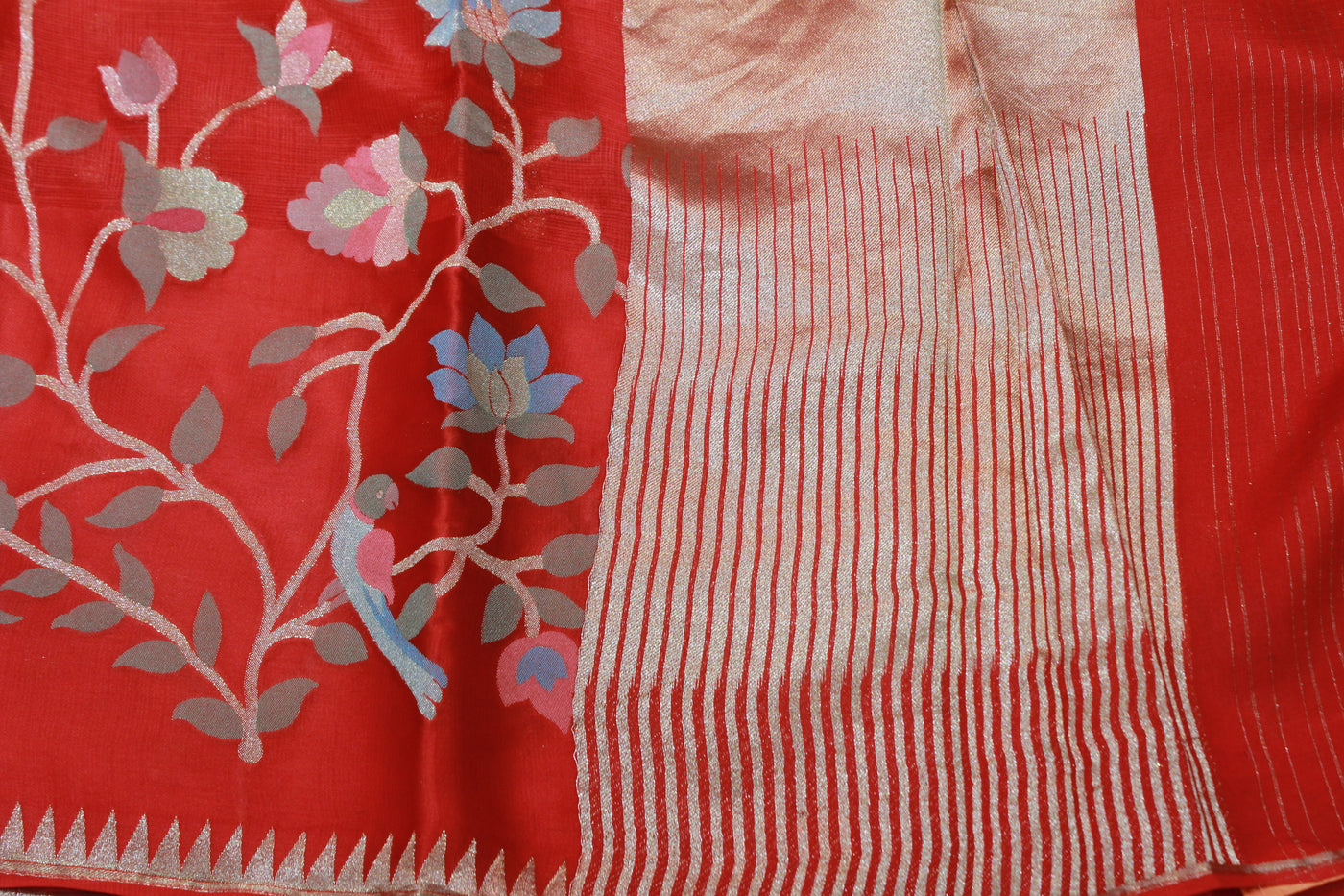 ORANGE COLOUR SAREE