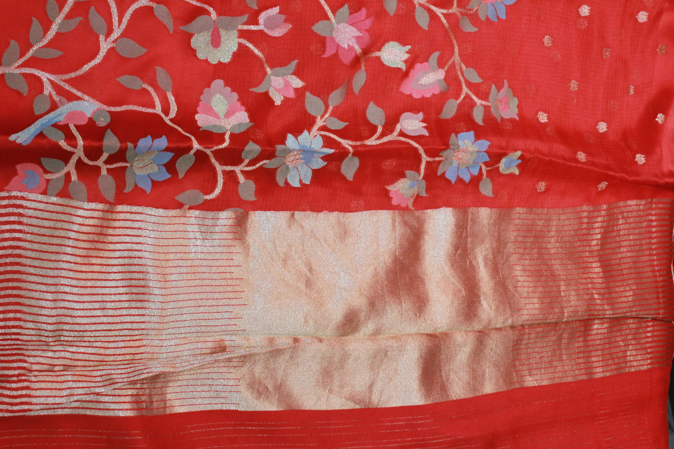 ORANGE COLOUR SAREE