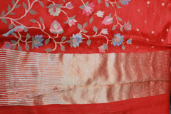 ORANGE COLOUR SAREE
