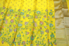 YELLOW COLOUR SAREE