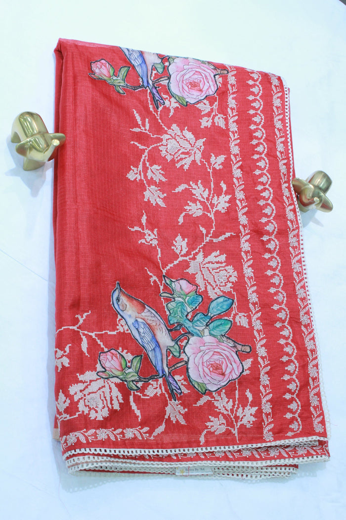RED KOTA SAREE