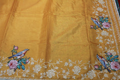 YELLOW COLOUR SAREE
