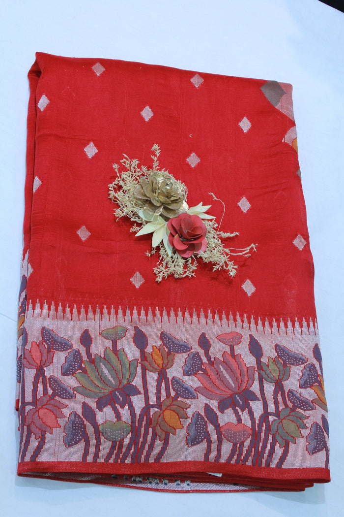 RED COLOUR SAREE
