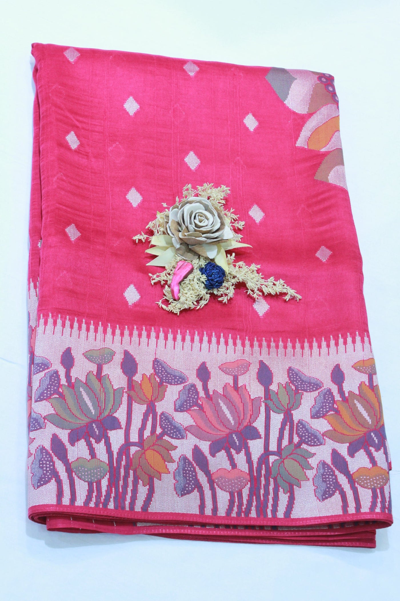 PINK COLOUR SAREE