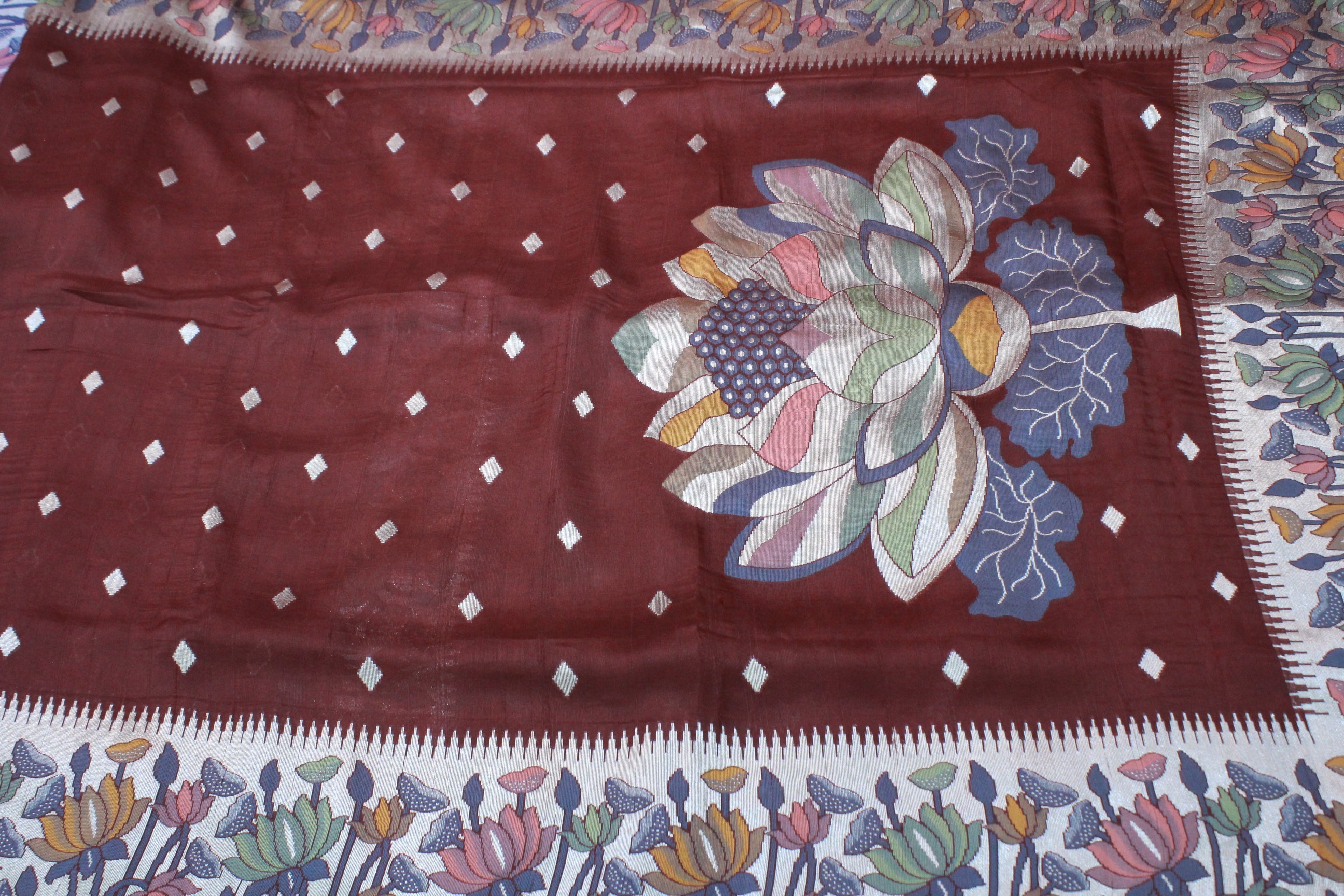 BROWN COLOUR SAREE