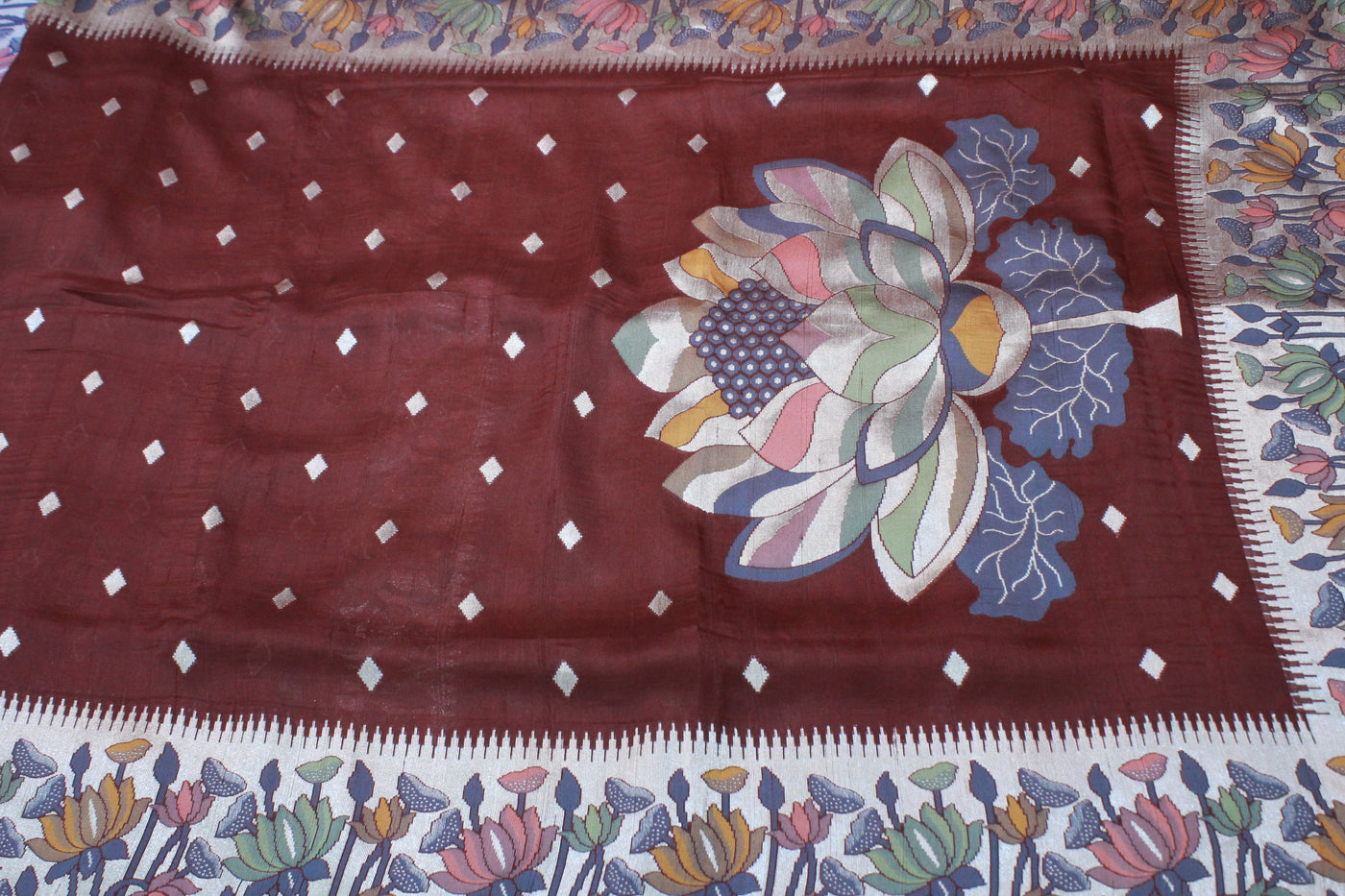 BROWN COLOUR SAREE