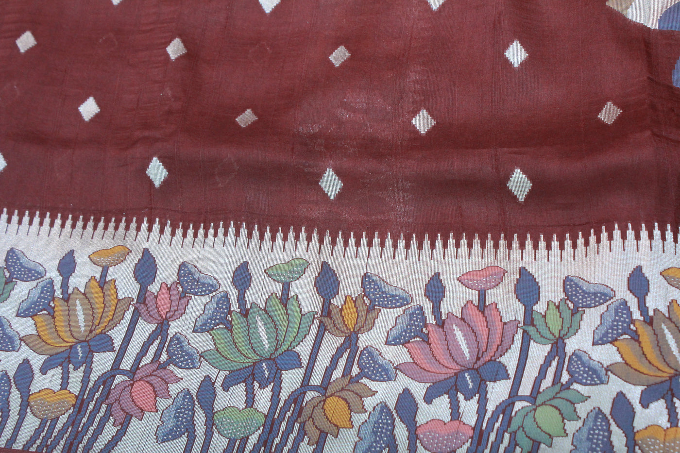 BROWN COLOUR SAREE