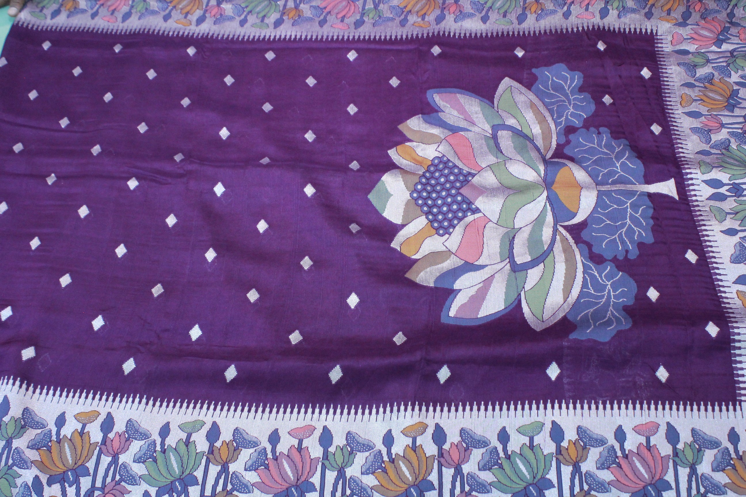 VOILET COLOUR SAREE