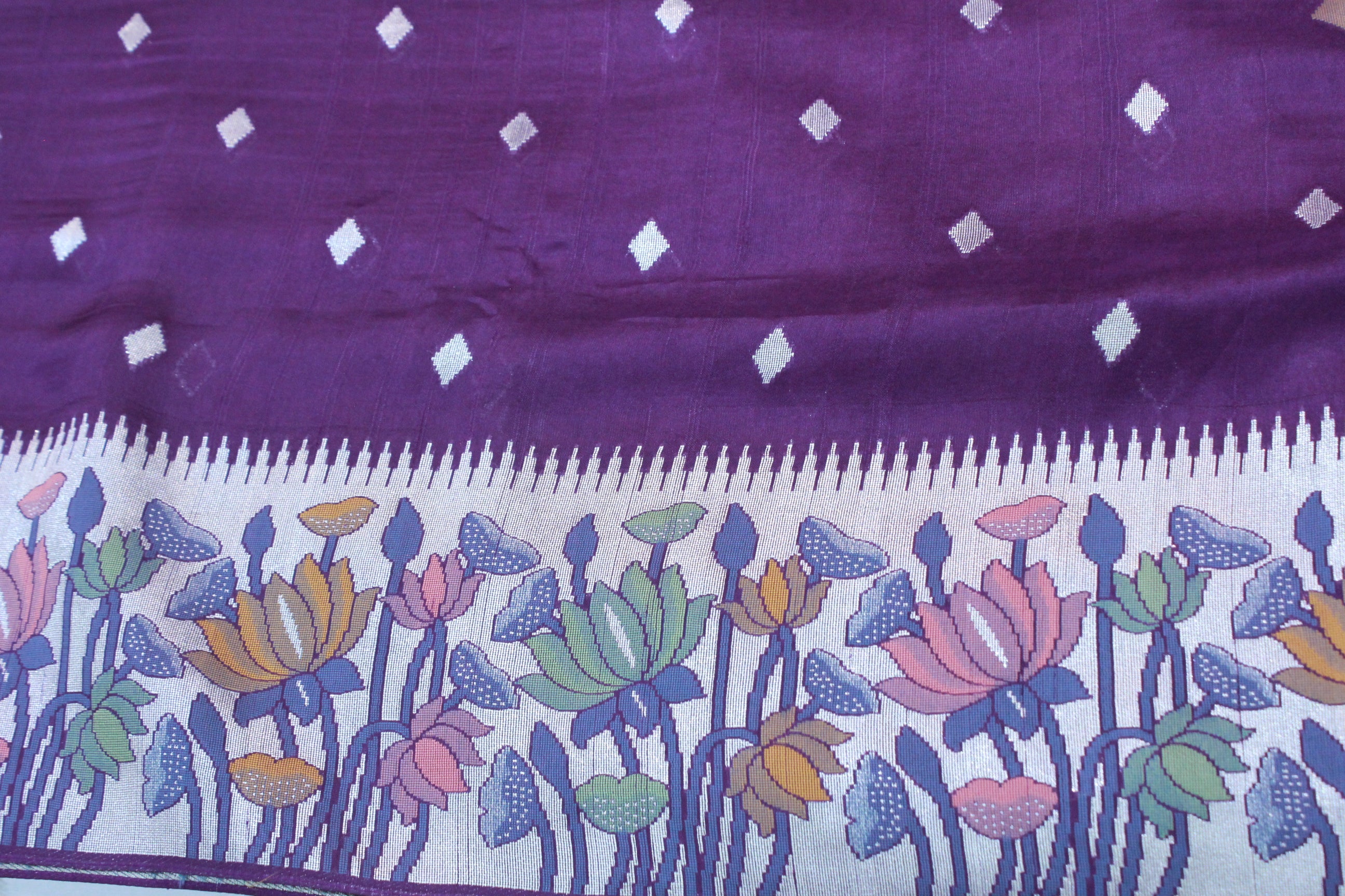 VOILET COLOUR SAREE