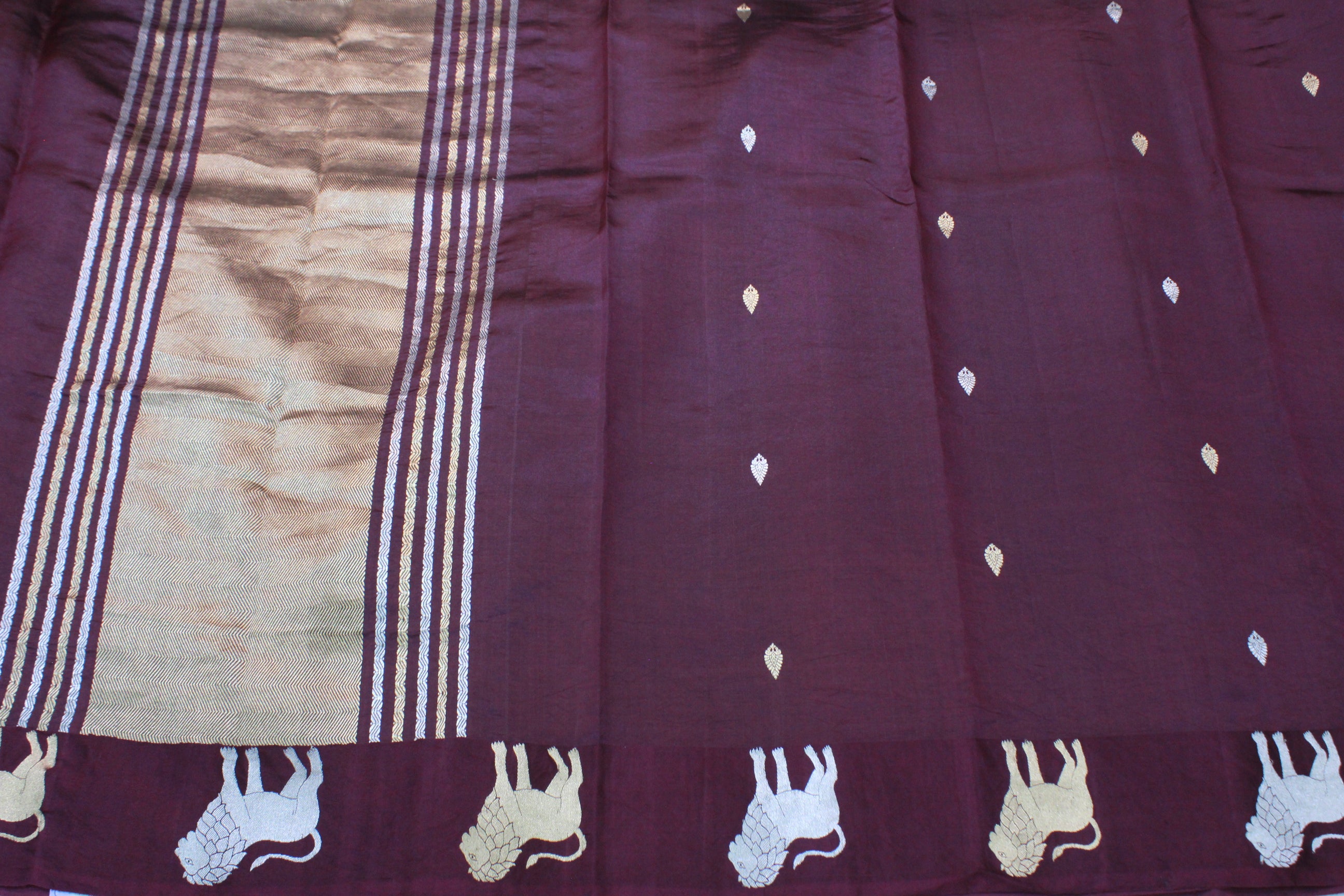 ONION  COLOUR BANARAS SAREE
