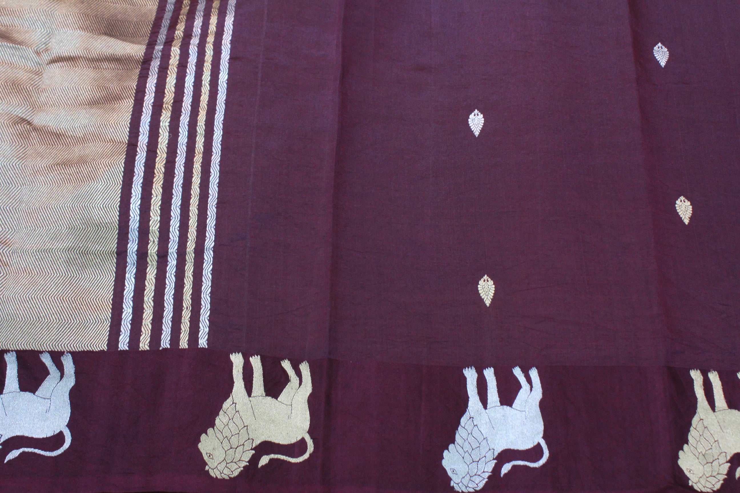ONION  COLOUR BANARAS SAREE