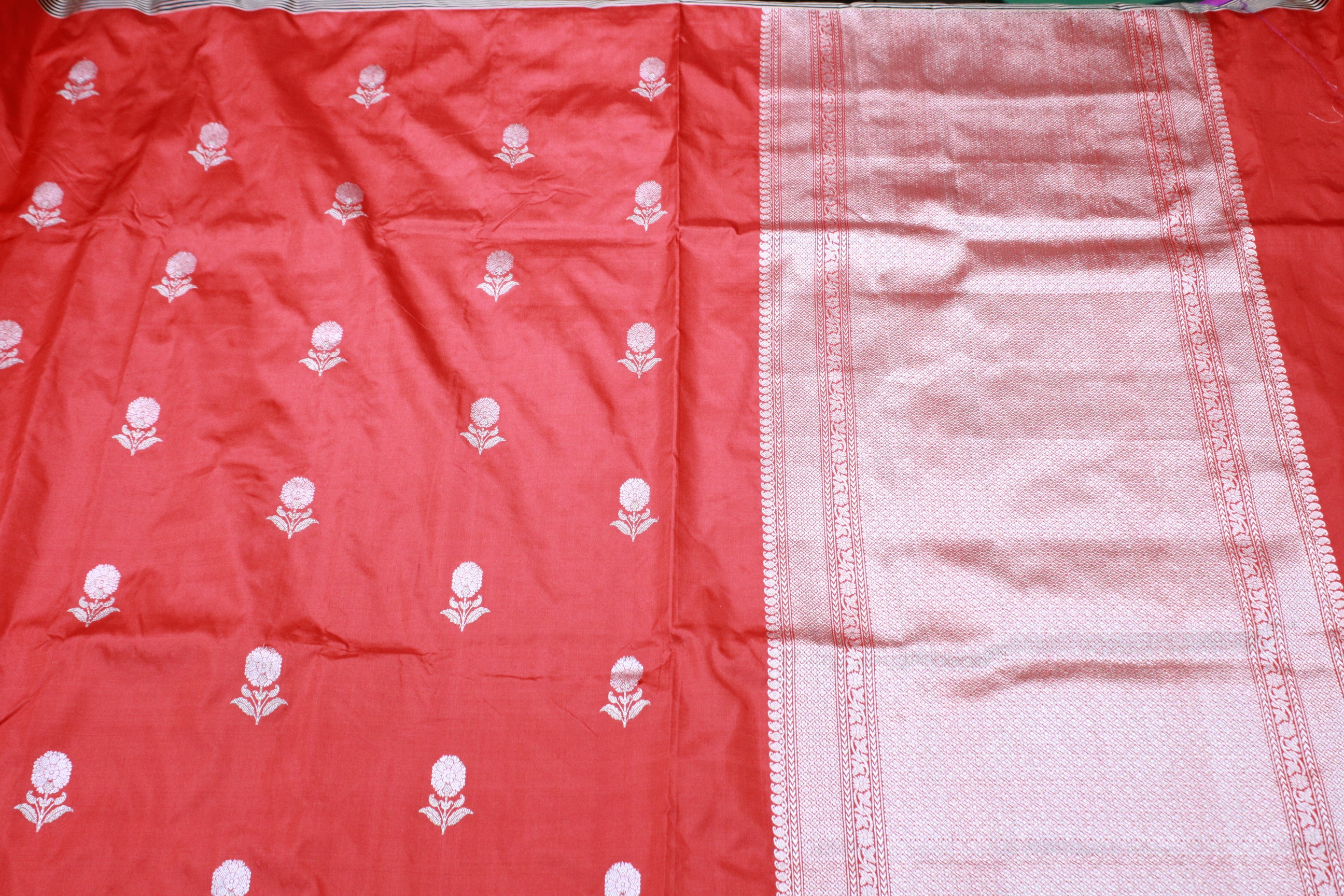 RED COLOUR BANARAS SAREE