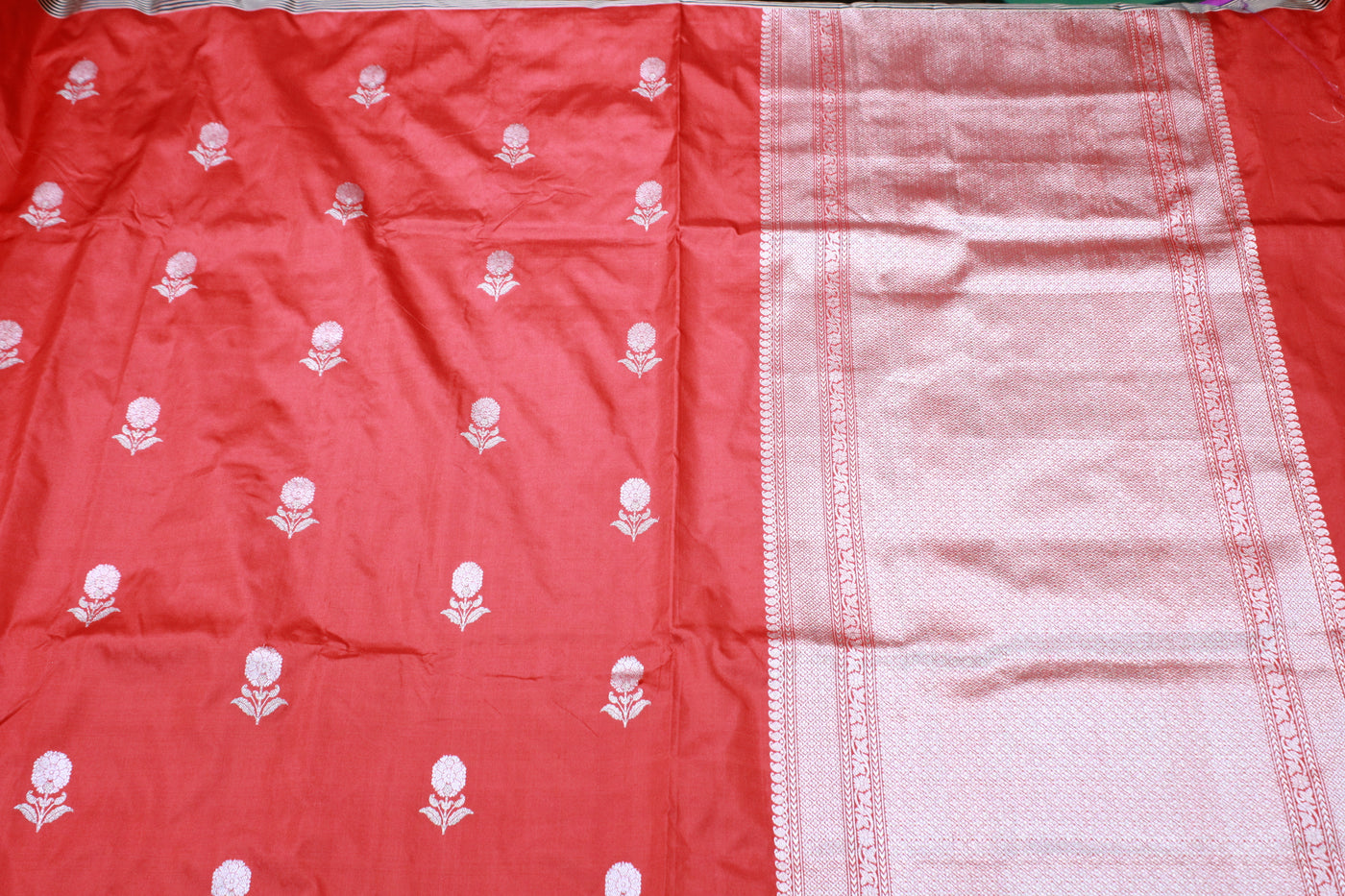 RED COLOUR SILK SAREE