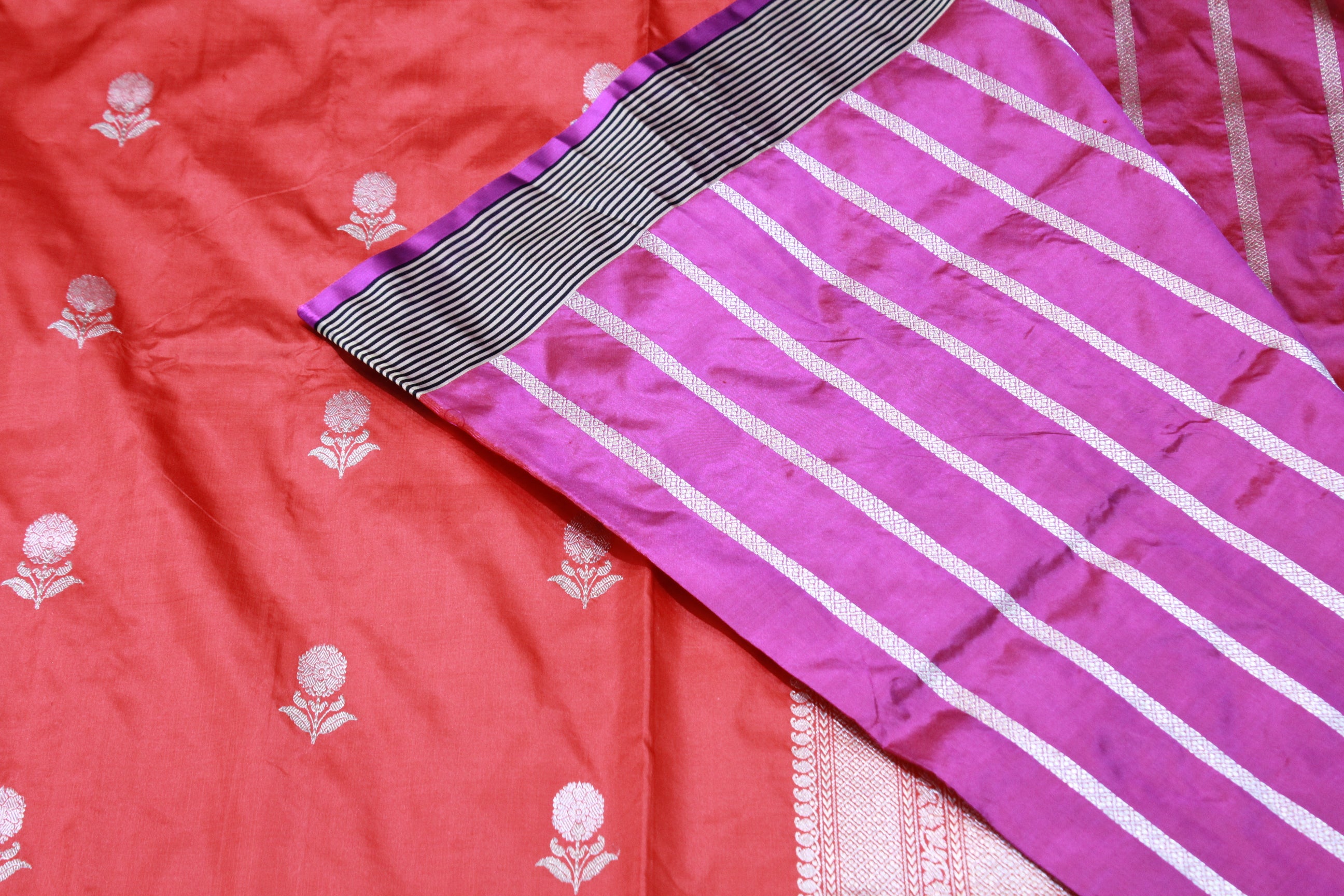 RED COLOUR BANARAS SAREE