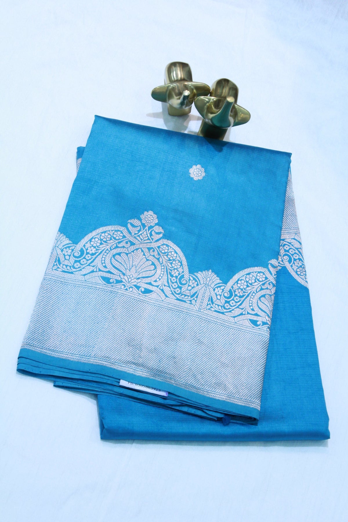 SKY BLUE COLOUR BANARAS SAREE
