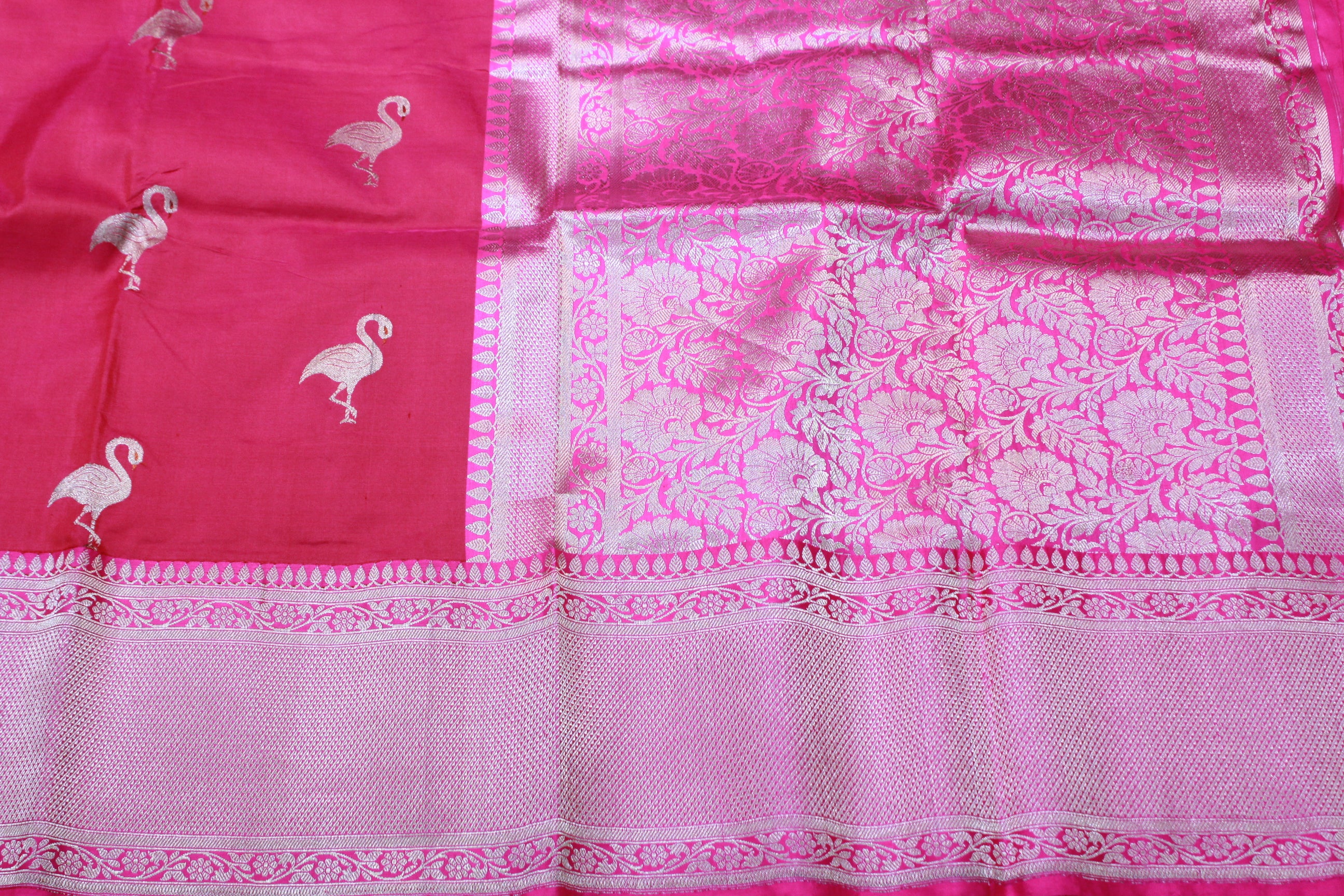 PINK COLOUR BANARAS SAREE