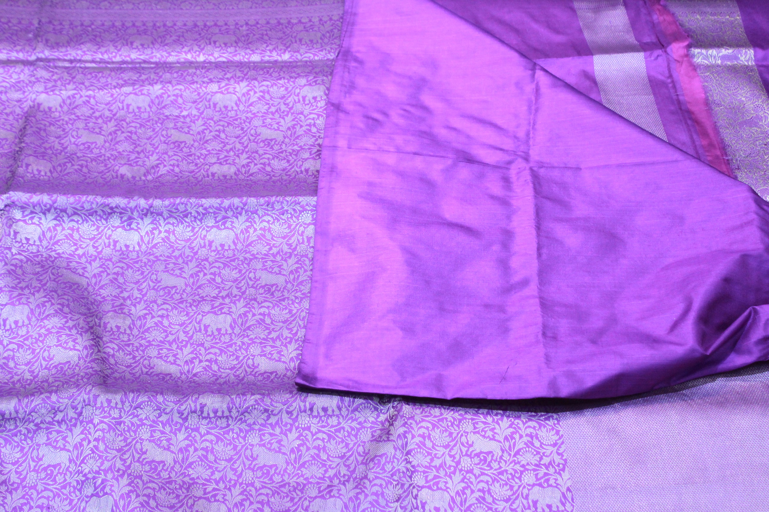 LEVENDER BANARAS SAREE