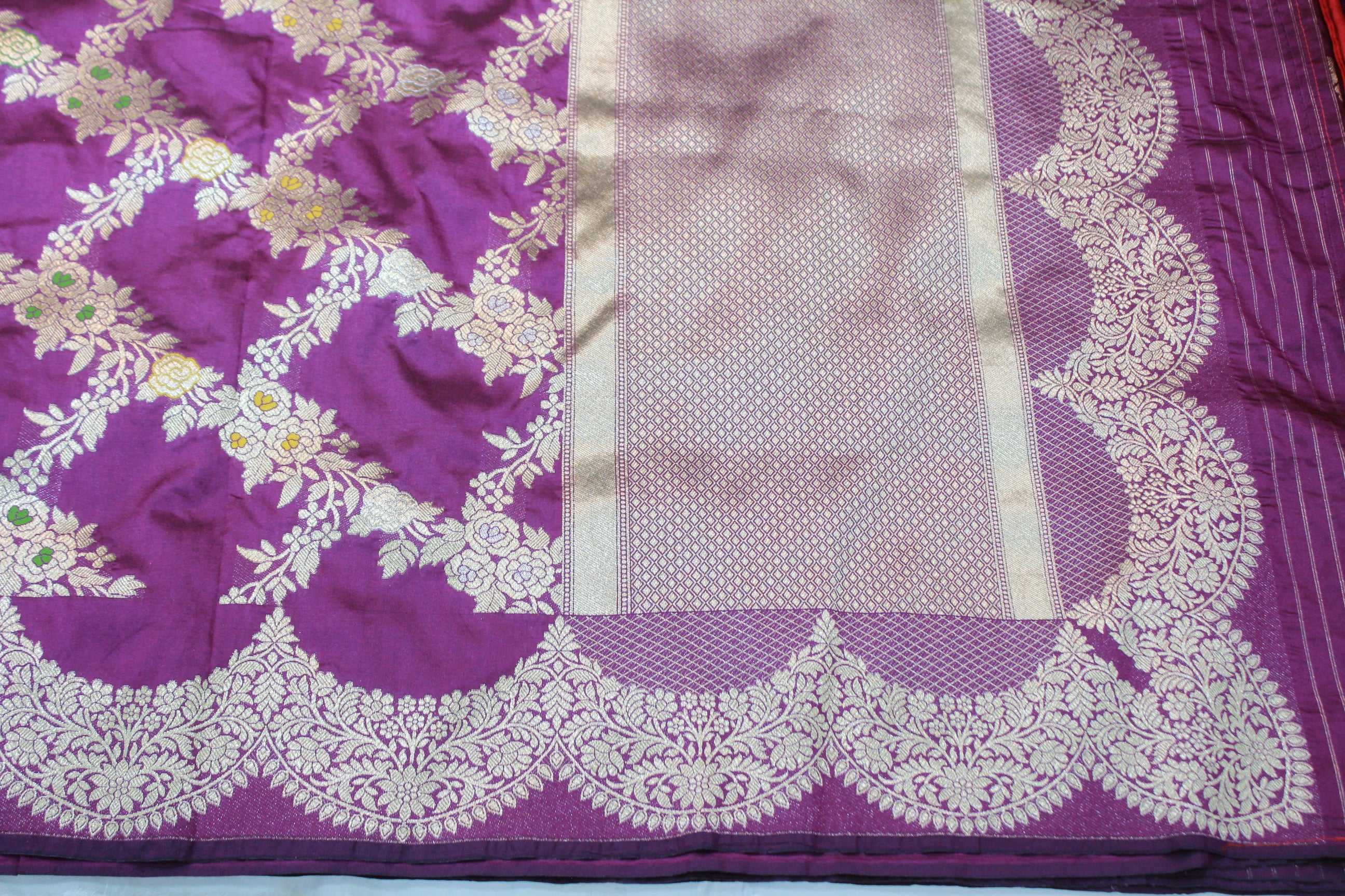 VOILET BANARAS SAREE