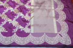 VOILET BANARAS SAREE