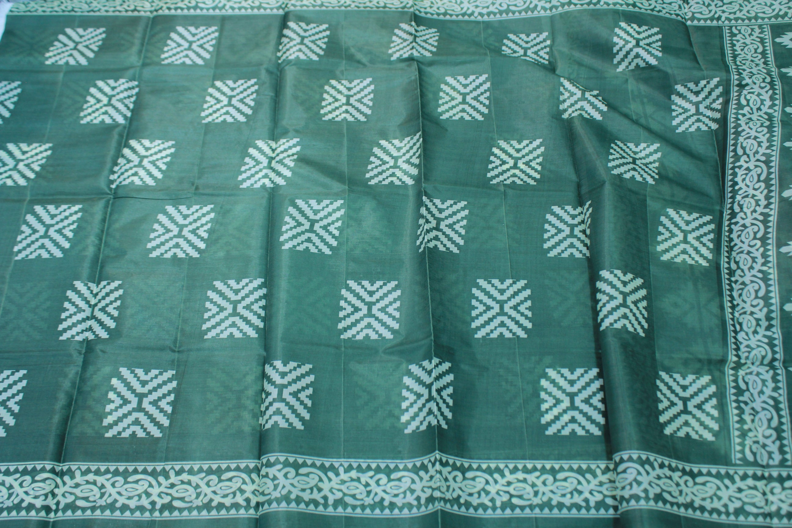 GREEN COLOUR SAREE